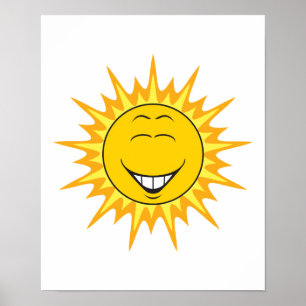 Sunshine Ansikte Poster