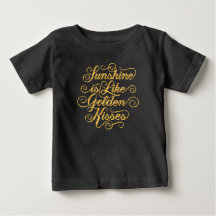 Sunshine är som Golden Kisses Black Baby Top