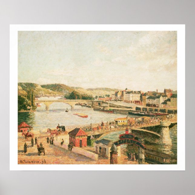 Sunshine at Rouen, 1896 (oil on canvas) Poster (Framsidan)