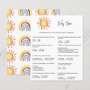 Sunshine Baby Trivia Barnstödsspel