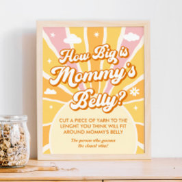 Sunshine babydusch hur stor är mamma-magen poster