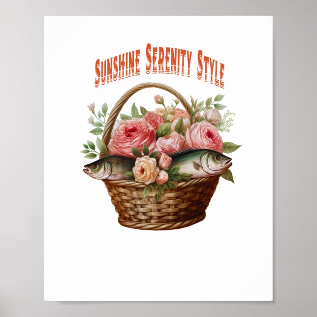 🌸 Sunshine Basket Bliss 🌸 Poster (Framsidan)