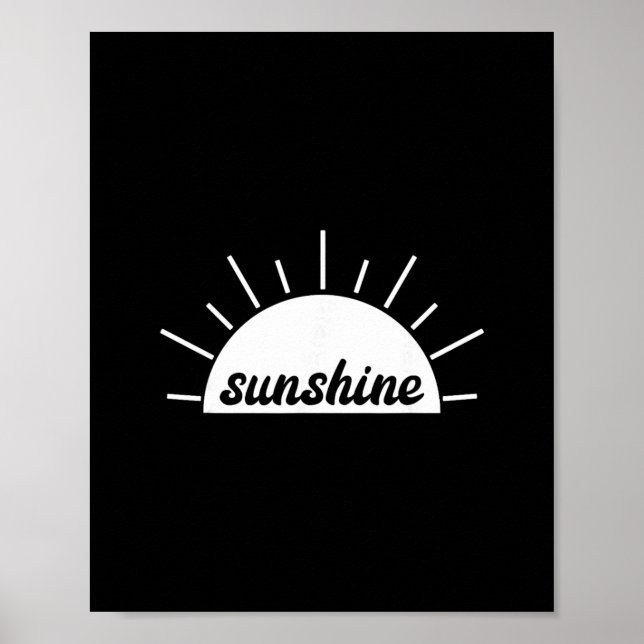 Sunshine Beach Vacation Sand And Sun Beachin Holid Poster (Framsidan)