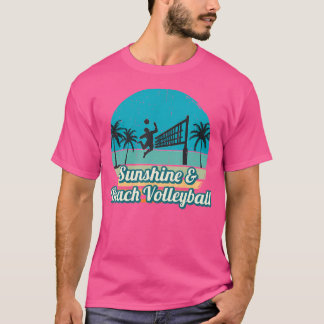 Sunshine Beach Volleyball för Volleyball Player T Shirt