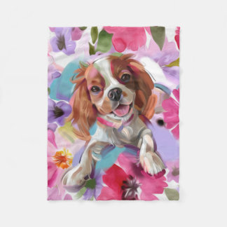 "Sunshine" Blenheim cavalier fleece filtar SMALL