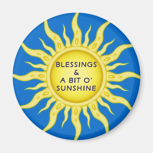 Sunshine Blessings Magnet (Framsidan)