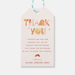 Sunshine Boho Rainbow | TACK Presentetikett