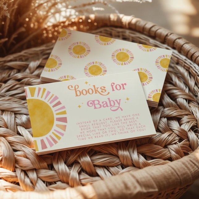 Sunshine Boho Retro Bokar, Little Ray för Baby Tilläggskort (Skapare uppladdad)