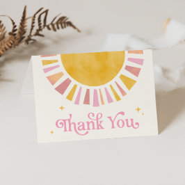 Sunshine Boho Retro - tackkort