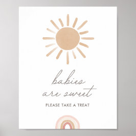 Sunshine Boho Spädbarn är Sweet Poster