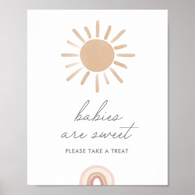 Sunshine Boho Spädbarn är Sweet Poster (Framsidan)