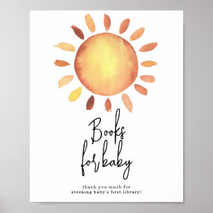 Sunshine Bokar för baby Poster