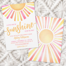 Sunshine Bright Rosa Boho Sol Baby Shower