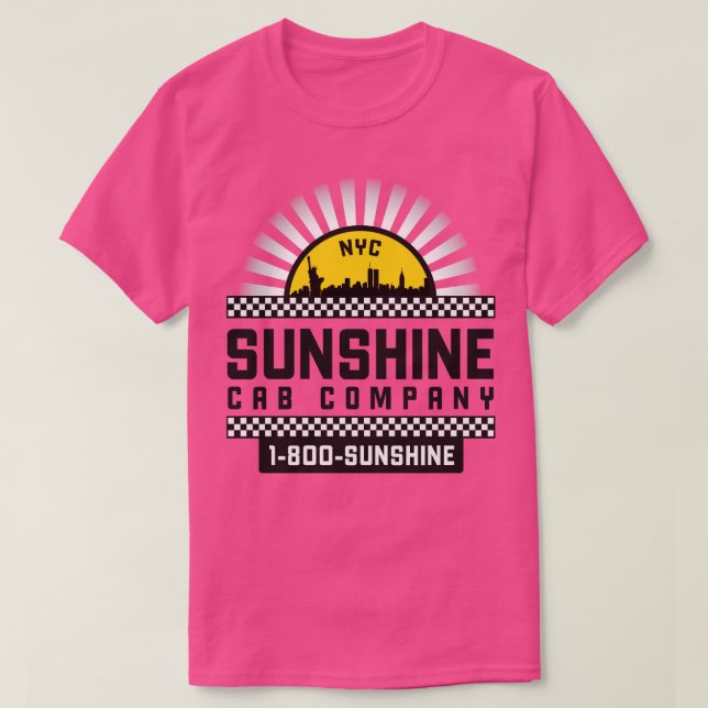Sunshine Cab Company T Shirt (Design framsida)