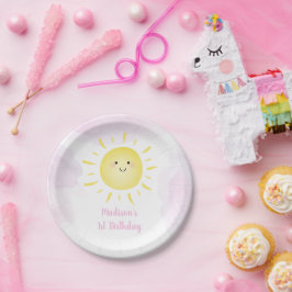 Sunshine Clouds Rosa Girl Birthday