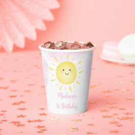 Sunshine Clouds Rosa Girl Birthday