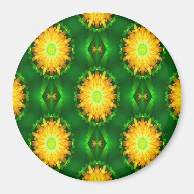 Sunshine Dahlias.... Magnet (Framsidan)