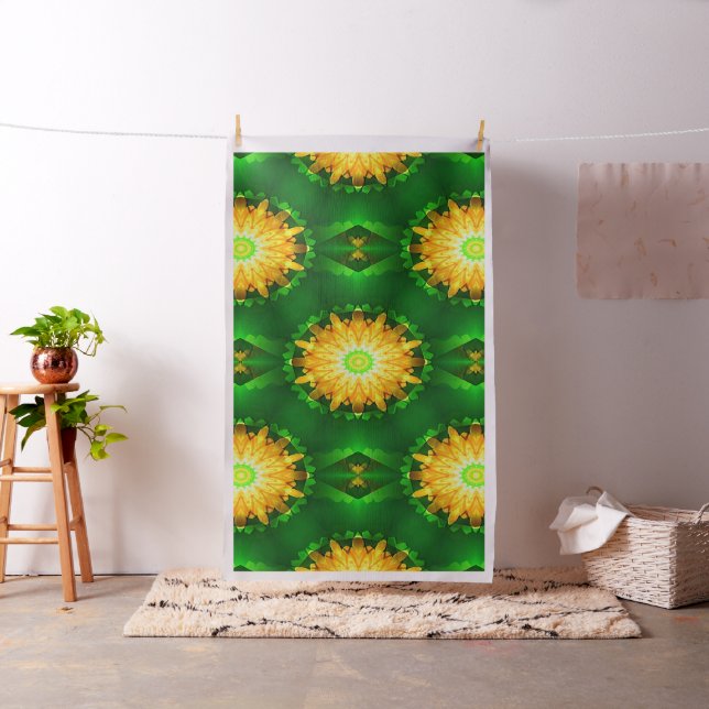 Sunshine Dahlias.... Tyg (In Situ)