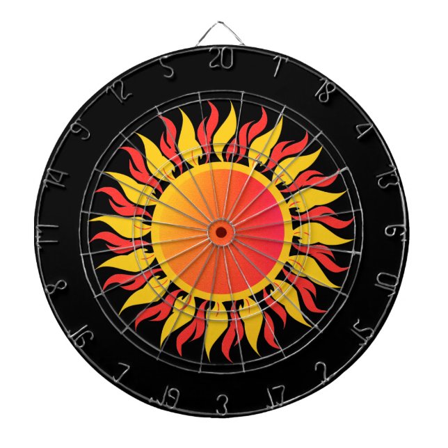 Sunshine Dart Board Darttavla (Framsidan)