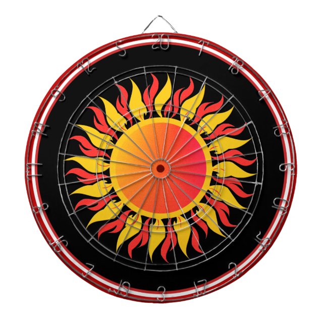 Sunshine Dart Board Darttavla (Framsidan)