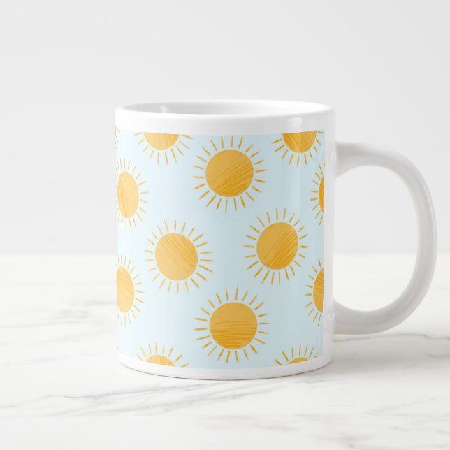 Sunshine Doodle Day Mönster Jumbo Mugg (Höger)