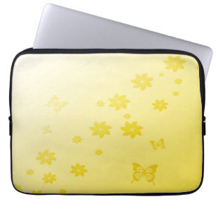 Sunshine Flowers n Butterflies Laptop Fodral