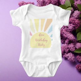 Sunshine Födelsedagsfest Baby T-Shirt