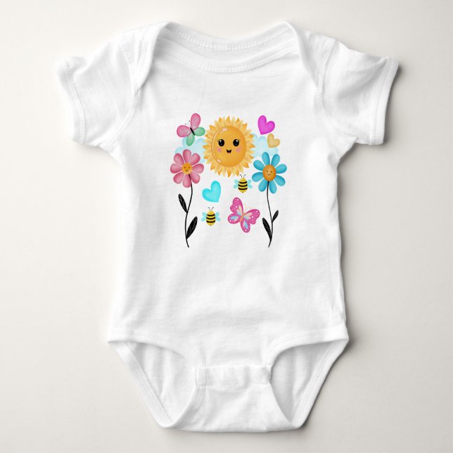 Sunshine Garden T Shirt (Framsida)