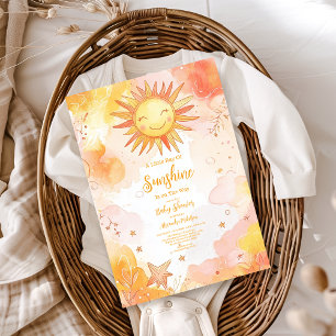 Sunshine Gender Neutral Boho Sol Inbjudningar