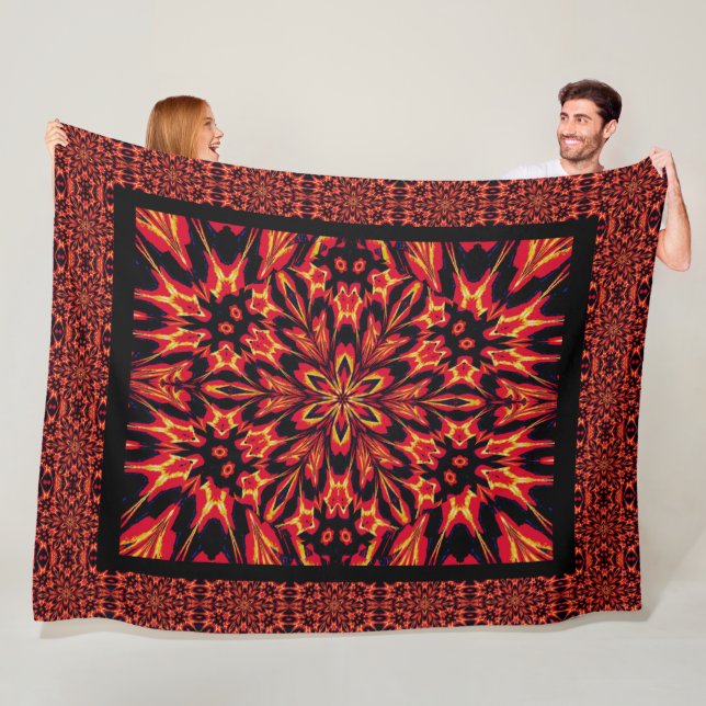 Sunshine-Glöm-Me-Nots Fleecefilt (På plats)