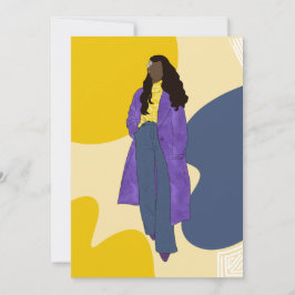 Sunshine Glory - Handmade Unique Black Art Julkort