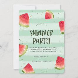 Sunshine & Good Vibes Summer Party Invitation Inbjudningar
