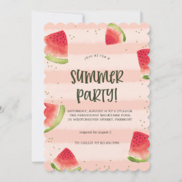 Sunshine & Good Vibes Summer Party Invitation Inbjudningar
