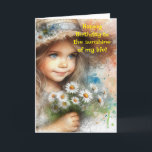 SUNSHINE GRANDDAUGHTER BIRTHDAY CARD TACK KORT<br><div class="desc">Det här är födelsedagskortet till din solskyddsdotter.</div>