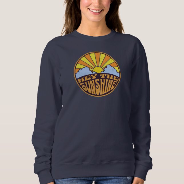 Sunshine Groovy Sunrise T Shirt (Framsida)
