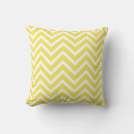 Sunshine Gult Chevron Kudde