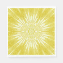 Sunshine Gult Faux Tulle Design