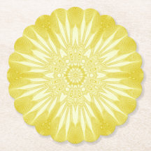 Sunshine Gult Faux Tulle Design