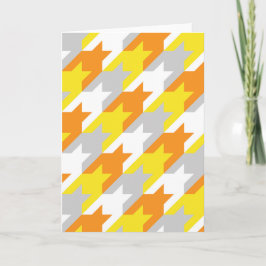 Sunshine Houndstooth Kort