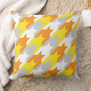 Sunshine Houndstooth Kudde