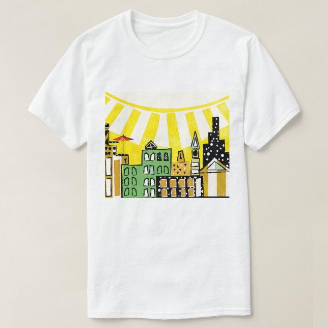SUNSHINE I STADEN! T SHIRT (Design framsida)