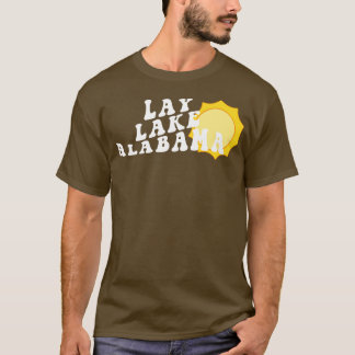 Sunshine in Ljugit Sjö Alabama Retro Vågigt 1970-t T Shirt