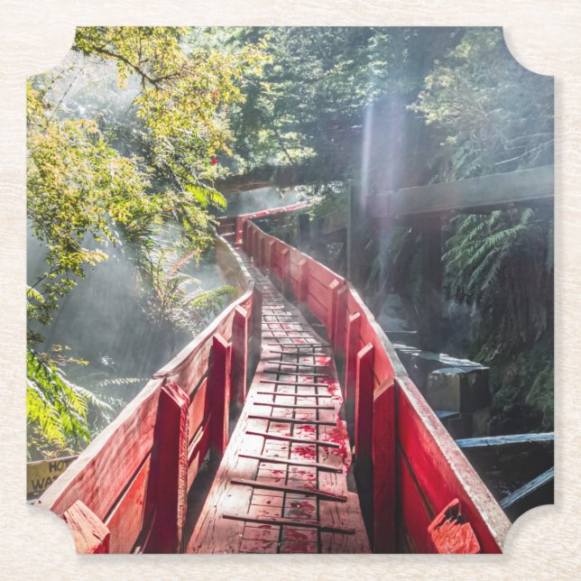 Sunshine in the Termas Geometricas, Conaripe, Chil Underlägg Papper (Framsida)