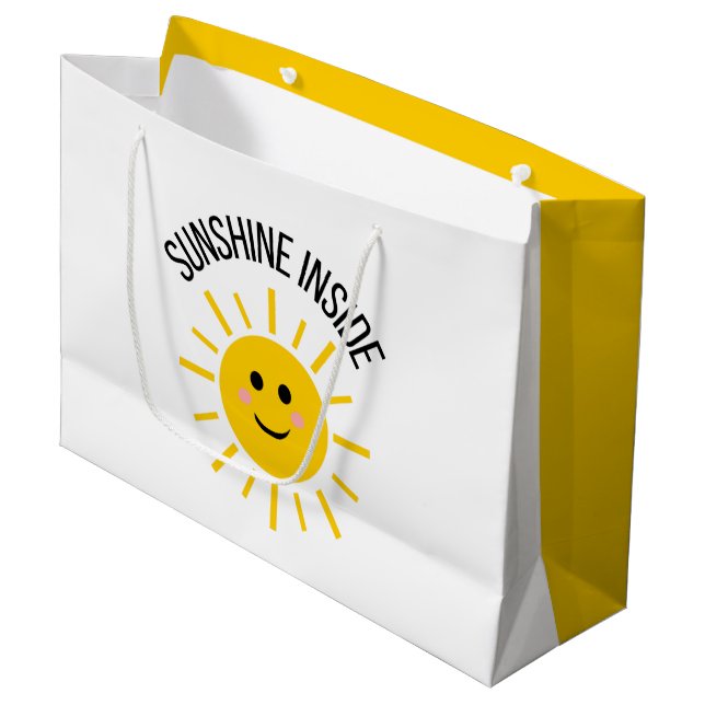 Sunshine Inside Gift Bag (Framsidan Vinklad)