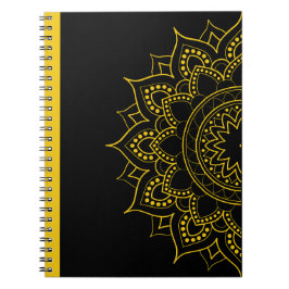 Sunshine inspiration - Golden Mandala bärbar dator Anteckningsbok
