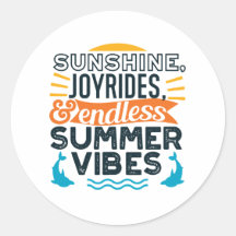 Sunshine & Joyrides - oändligt pris för sommarvibe