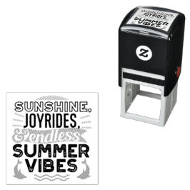 Sunshine & Joyrides - oändligt pris för sommarvibe Självfärgande Stämpel