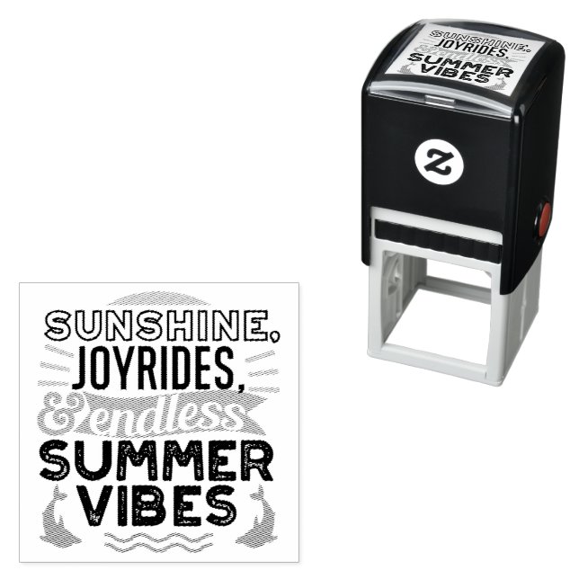Sunshine & Joyrides - oändligt pris för sommarvibe Självfärgande Stämpel (In Situ)
