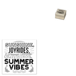 Sunshine & Joyrides - oändligt pris för sommarvibe Stämpel