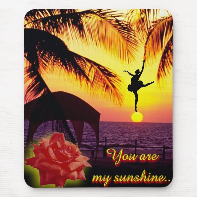 Sunshine Kärlek Mousepad Musmatta (Framsidan)